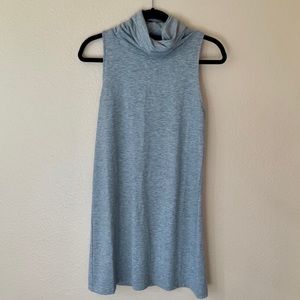 Leith Mock Neck Sweater Dress - GREY